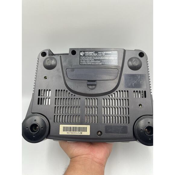 Nintendo N64 Console Only- Black - TESTED - Picture 7 of 11